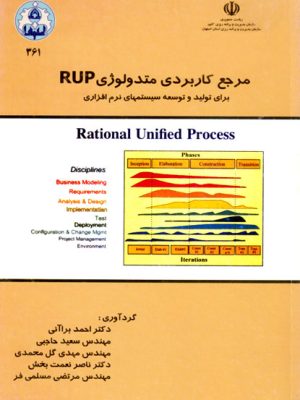مرجع کاربردی متدولوژی RUP (برای تولید و توسعه سیستم‌های نرم‌افزاری)، (A Refrence Application For RUP Methodology To Develope Software System)، دکتر احمد براآنی و همکاران، انتشارات دانشگاه اصفهان