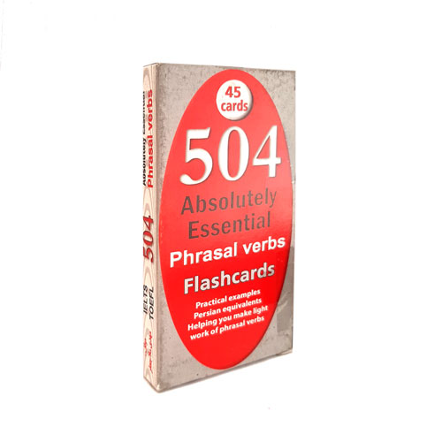 فلش کارت 504 فعل عبارتی کاملا ضروری، 504Absolutely Essential Phrasal verbs Flashcards، نشر زبانسرا