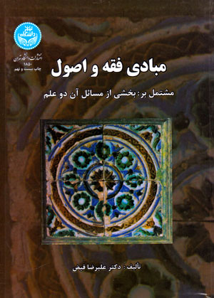 مبادی فقه و اصول مشتمل بر: بخشی از مسائل آن دو علم، دکتر علیرضا فیض، نشر دانشگاه تهران، دانشگاهی