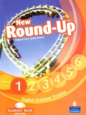 New Round-Up 1 (نیو راند آپ 1), Virginia Evans, Jenny Dooley, Pearson, Longman, پیرسن, لانگمن
