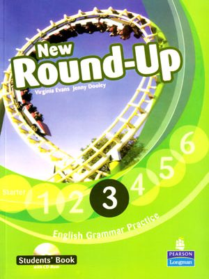 New Round-Up 3 (نیو راند آپ 3), Virginia Evans, Jenny Dooley, Pearson, Longman, پیرسن, لانگمن
