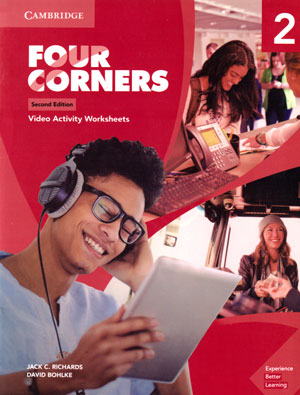 Four Corners 2 Video Activity Worksheets (ویدئو فور کرنرز 2), Jack C. Richards, David Bohlke, کمبریج