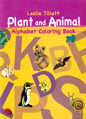 Plant and Animal: Alphabet coloring Book (پلنت اند انیمال)،Leslie Tillett