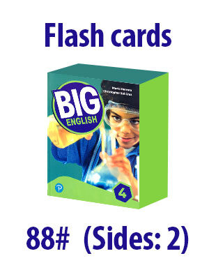 Big English 4 Flash cards (فلش کارت بیگ انگلیش 4), پیرسن ,pearson
