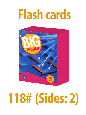 Big English 5 Flash cards (فلش کارت بیگ انگلیش 5), پیرسن ,pearson