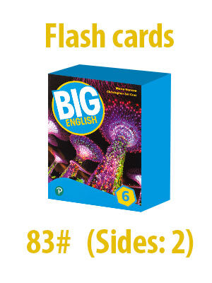Big English 6 Flash cards (فلش کارت بیگ انگلیش 6), پیرسن ,pearson